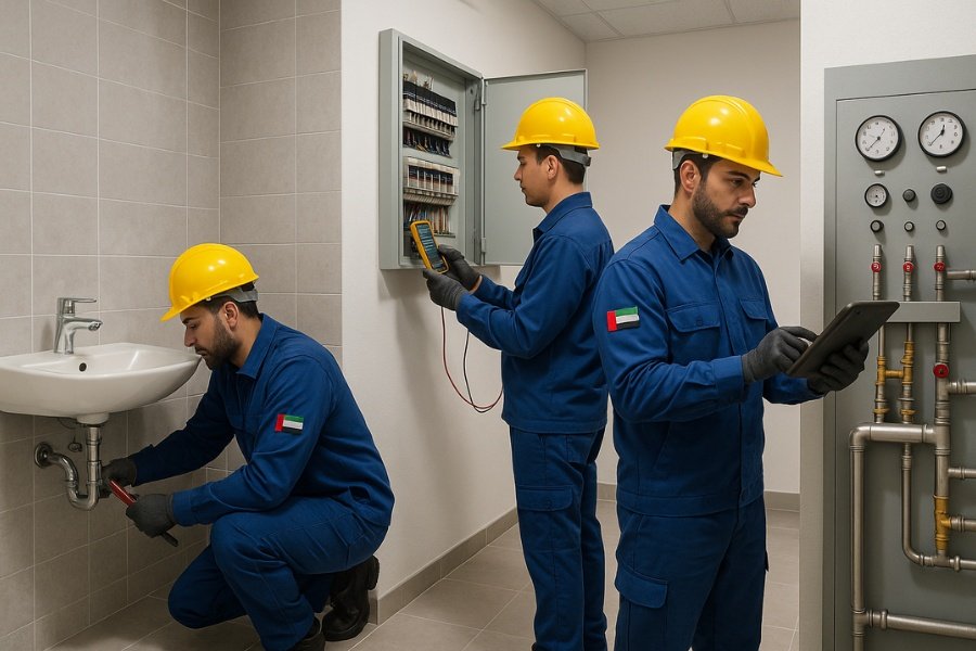 Plumbing, Electrical & Mechanical Maintenance Service in UAE