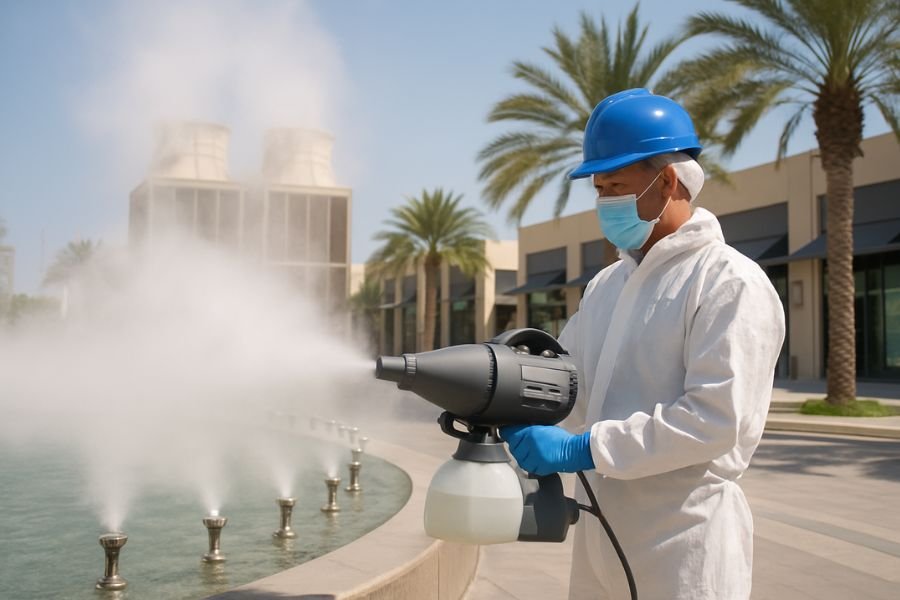 Aerosol and Spray Water System Treatment