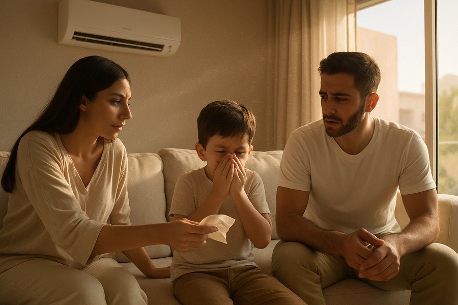 Coughing, Sneezing, or Itchy Eyes