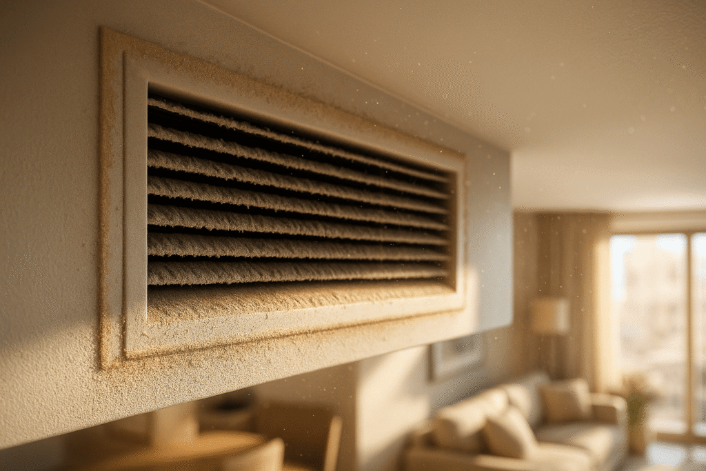 How Dust and Sand Damage Your AC System in Dubai