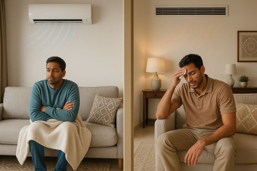 Some Rooms Feel Cooler Than Others Inconsistent Cooling