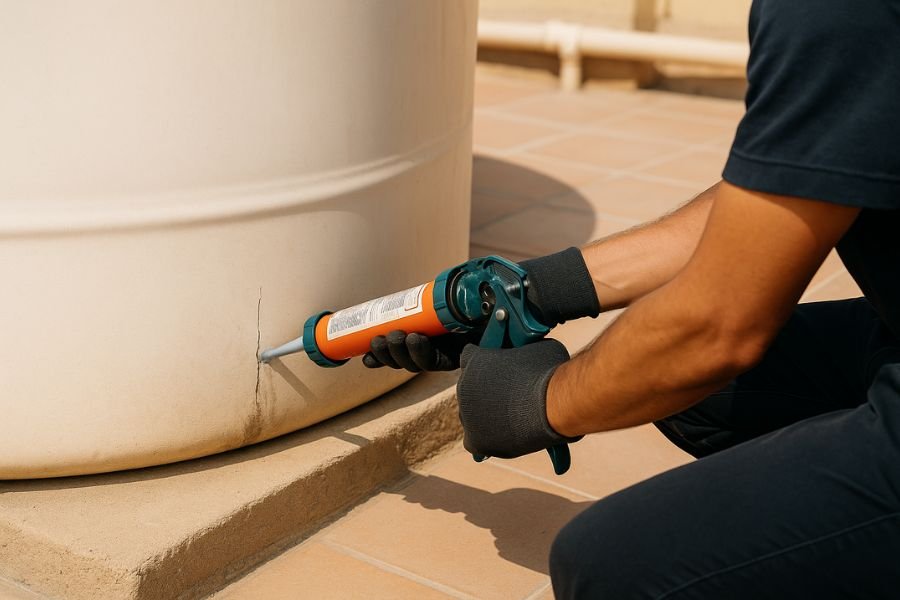 Water Tank Repair & Leak Sealing