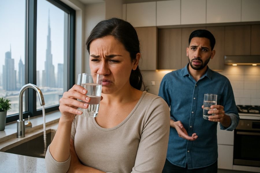 Your water smells or tastes “off”