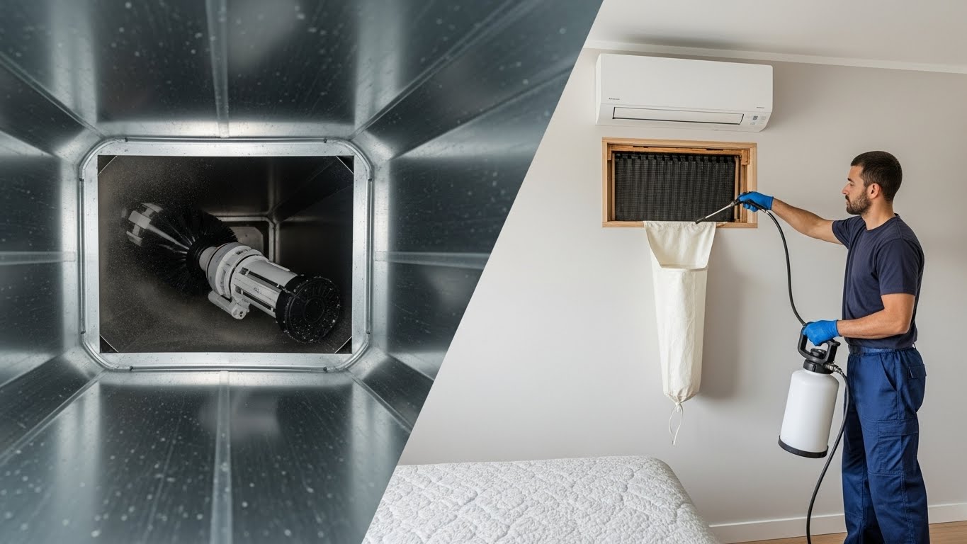 Central AC Duct Cleaning Vs Split AC