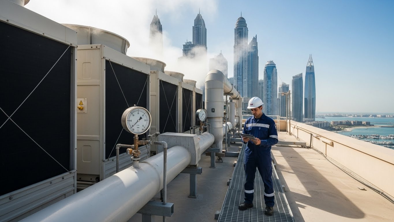 How Tower Cooling Works in Dubai