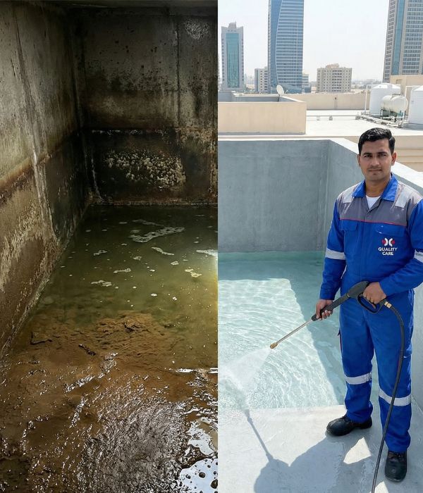 Why Choose Quality Care for water tank cleaning in abu dhabi